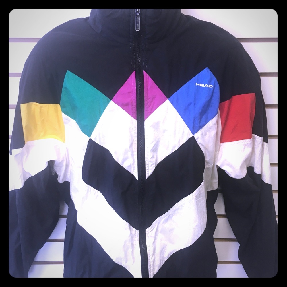 Vintage 80s 90s head windbreaker